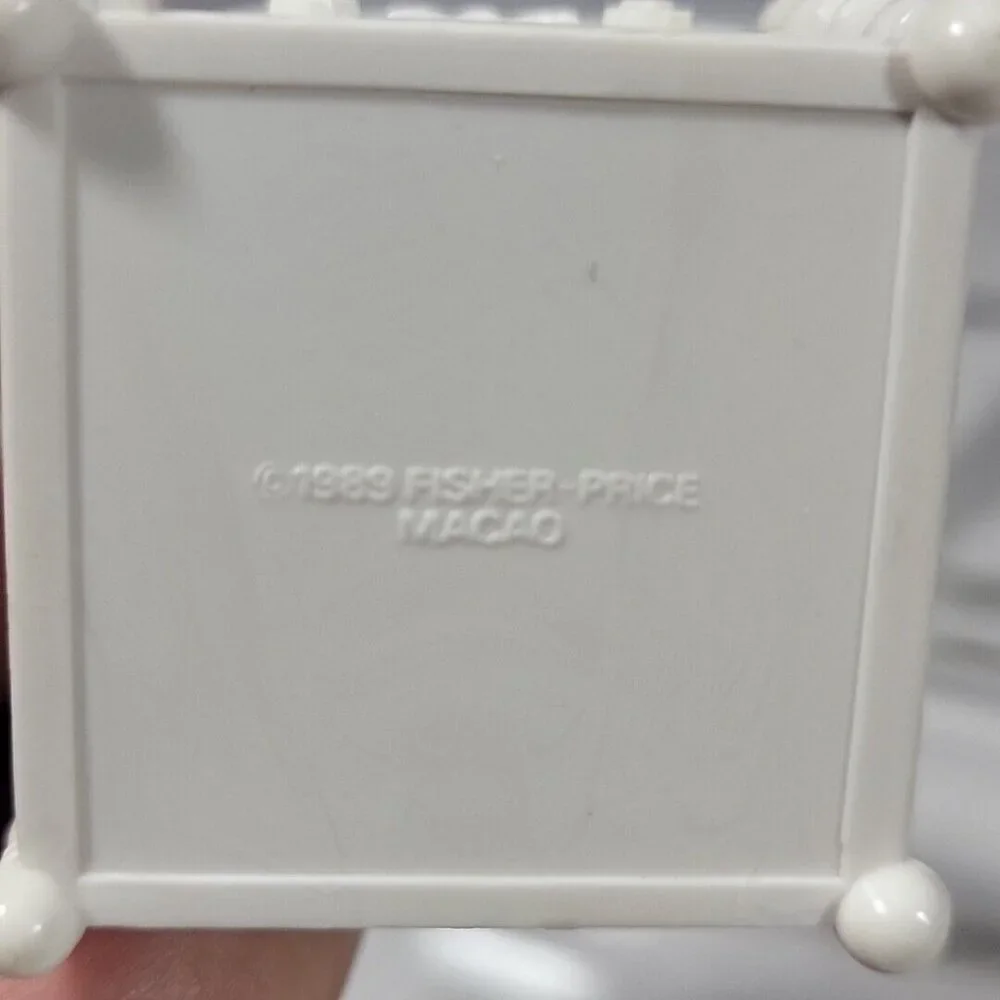 Vtg‎ Fisher Price Precious Places Nursery  Set Pink Rocking Horse Wagon